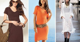 Трикотажные платья всегда актуальны