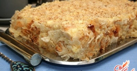 Классика по-новому: торт “Наполеон творожный”