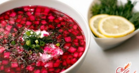 Холодный борщ: тонизирующий рецепт