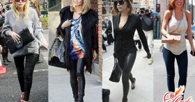 Кожаные леггинсы: возродившаяся мода