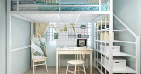 Кровать-чердак в интерьере
