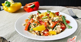 Омлет с овощами – калейдоскоп рецептов