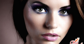 Грамотный вечерний макияж для зеленых глаз