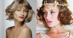 Изысканные прически для средней длины