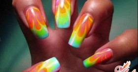 Водный маникюр в домашних условиях: уникальный рисунок