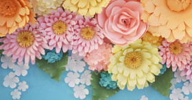 Как сделать цветы из бумаги своими руками