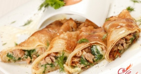 Блинчики с грибами и сыром: сытная кухня на каждый день