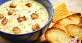 Рецепт французского супа с сыром