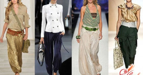 Женские брюки 2016: шаровары и кюлоты