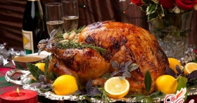 Утка с рисом и яблоками – забытые рецепты