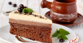 Три цвета и вкуса в одном совершенстве: Торт “Три шоколада”