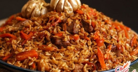 Сытный плов по-узбекски на костре и дома