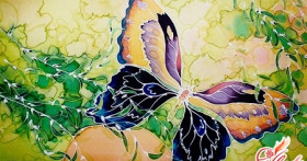 Магия красоты: роспись по шелку