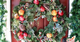 Как изготовить рождественский венок своими руками