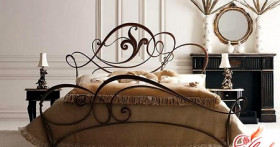 Кованые кровати – утонченная романтика в интерьере спальни