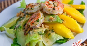 Салат с креветками: праздничная кухня в вашем доме