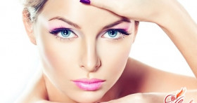 Свадебный макияж для голубых глаз. Голубой океан