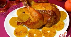 Как побаловать родных: курица с апельсинами