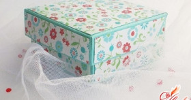 Дизайнерская коробочка для подарка своими руками