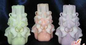 Резные свечи своими руками: учимся создавать шедевры