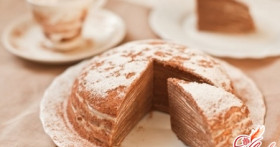 Блинный торт крепвиль – нежнейший французский десерт