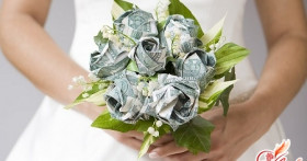 Цветы из денег своими руками: букет роз