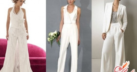 Свадебный костюм для невесты: прекрасная альтернатива платью