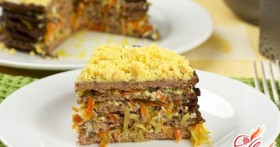 Торт печеночный из куриной печени: мясное совершенство