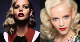 Волнистые волосы: прически на работу и в клуб