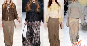 Модные длинные юбки осень – зима 2016-2017