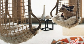 Оригинальные идеи: подвесное кресло для сада