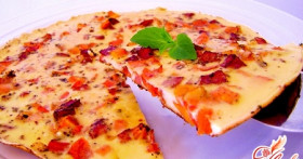 Омлет с колбасой: вкус сытного завтрака