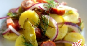 Салат картофельный немецкий. Лучшие рецепты