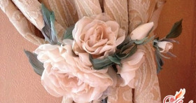 Красивые подхваты и украшения для штор из подручных материалов