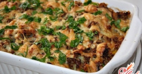 Запеканка картофельная с мясом и грибами: кулинария на дому