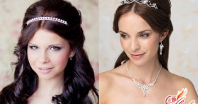 Свадебные прически с диадемой – роскошь, достойная вас
