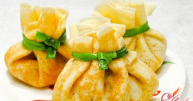 Блинчики с мясом и грибами – пальчики оближешь!