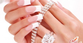 Французский маникюр в домашних условиях