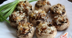 Фаршированные шампиньоны