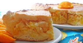 Яблочный пирог с апельсинами – такие разные рецепты