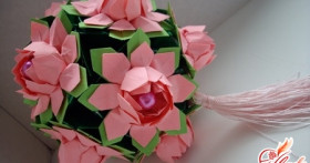 Пуансетия из бумаги – рукотворное чудо