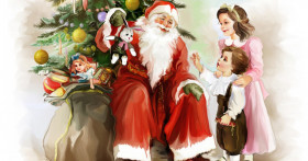 Стихи для Деда Мороза: детям 7-9 лет, веселые и смешные