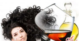 Применение коньячной маски для волос