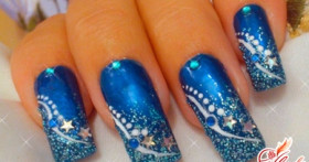 Новогодний дизайн ногтей: быстро и красиво