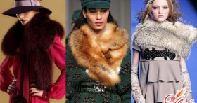 Меховая горжетка: тепло и модно
