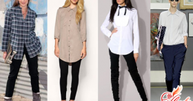 Как носить мужскую рубашку девушке: интересные варианты