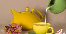 Зелёный чай с молоком для похудения