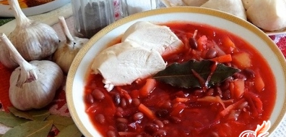 Борщ С Курицей Фото