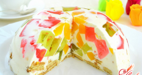 Желе битое стекло – оригинальный разноцветный десерт