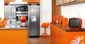 Интерьер маленькой кухни в квартире